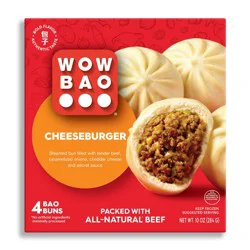 Wow Bao Cheeseburger - 4pk/10oz