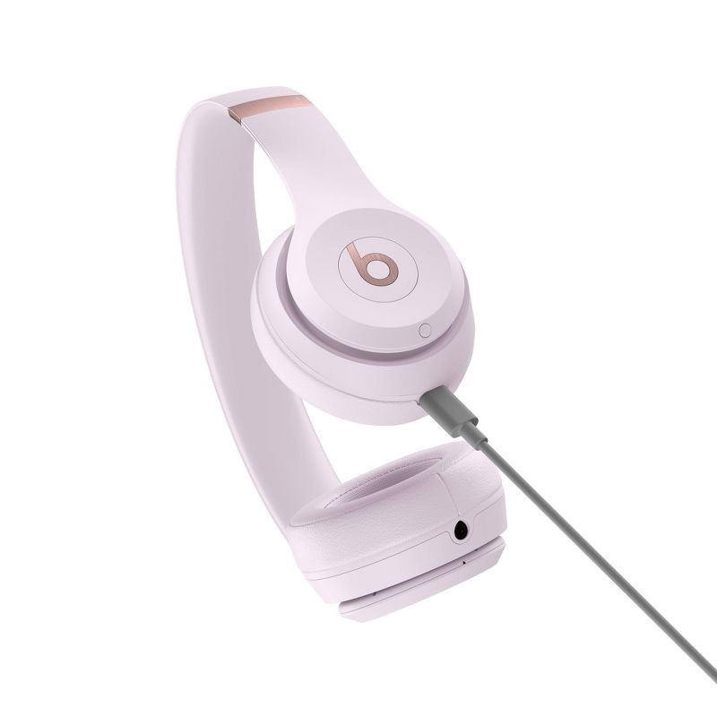 slide 5 of 9, Beats Solo 4 Bluetooth Wireless On-Ear Headphones - Cloud Pink, 1 ct