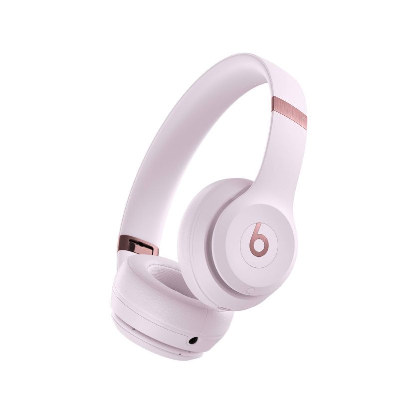 slide 1 of 9, Beats Solo 4 Bluetooth Wireless On-Ear Headphones - Cloud Pink, 1 ct