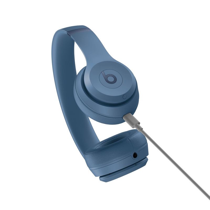 slide 6 of 9, Beats Solo 4 Bluetooth Wireless On-Ear Headphones - Slate Blue, 1 ct