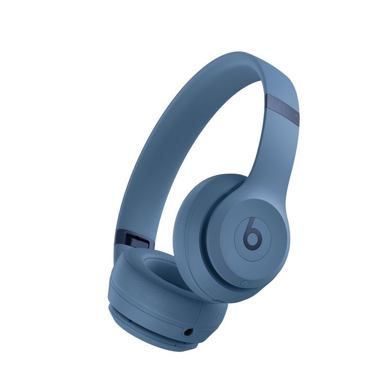 slide 1 of 9, Beats Solo 4 Bluetooth Wireless On-Ear Headphones - Slate Blue, 1 ct