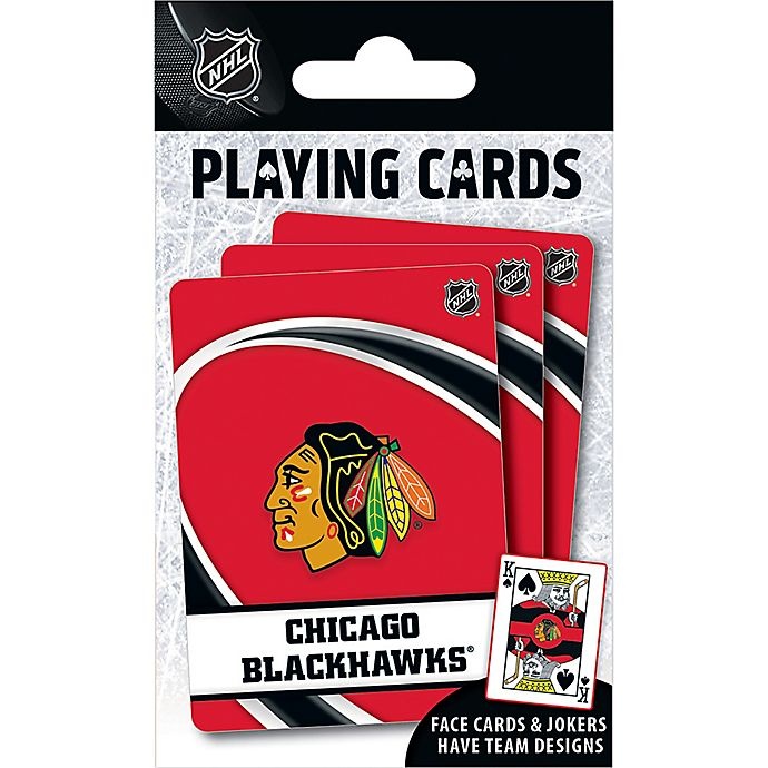 slide 1 of 1, NHL Chicago Blackhawks Playing Cards, 1 ct