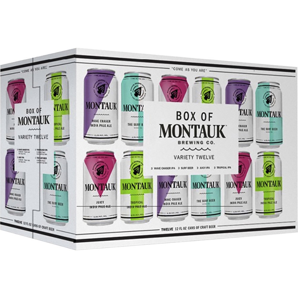 slide 1 of 1, Montauk Variety Box 12Pk Cans, 12 ct; 12 oz