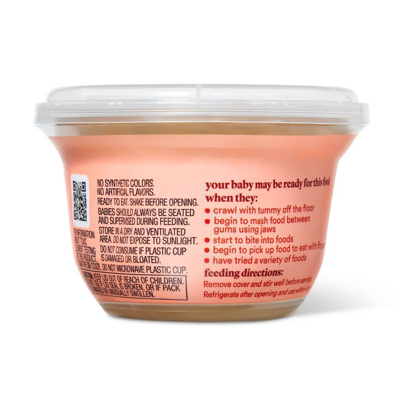 slide 3 of 5, Apple Cinnamon Oats Baby Food - 4oz - Good & Gather™, 4 oz