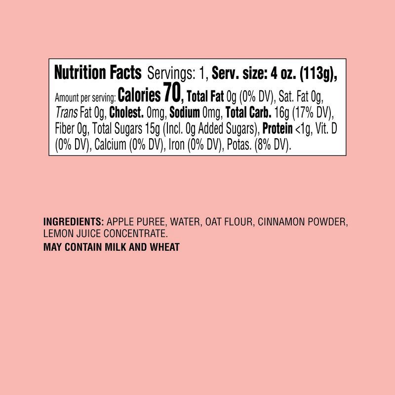 slide 5 of 5, Apple Cinnamon Oats Baby Food - 4oz - Good & Gather™, 4 oz