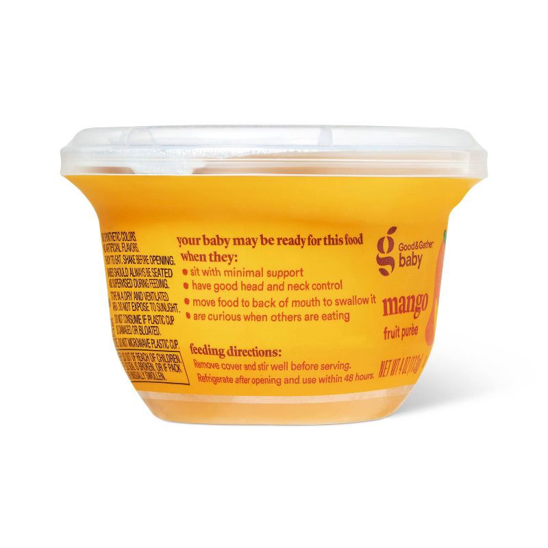 slide 3 of 5, Mango Baby Food - 4oz - Good & Gather™, 4 oz