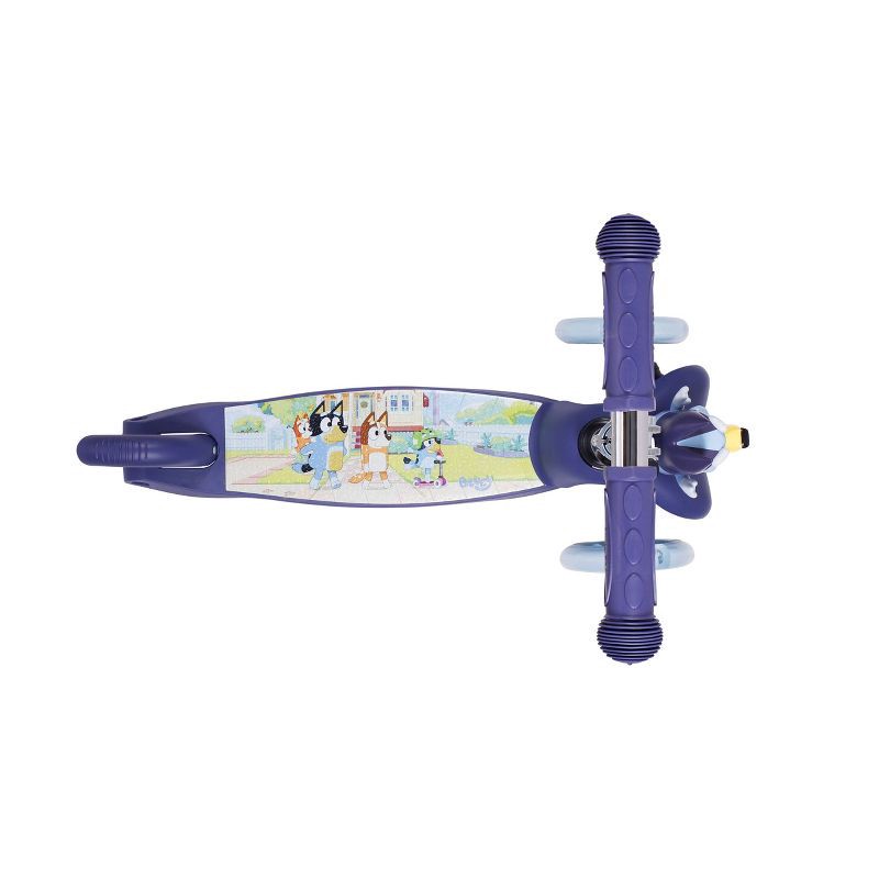 slide 3 of 13, Bluey Mini 3D LUW Kick Scooter with Adjustable Handle Bar: 3 Wheels, ABEC-5 Bearings, 1 ct