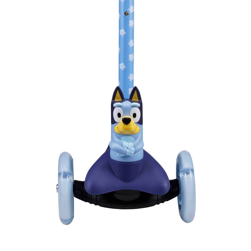 slide 10 of 13, Bluey Mini 3D LUW Kick Scooter with Adjustable Handle Bar: 3 Wheels, ABEC-5 Bearings, 1 ct