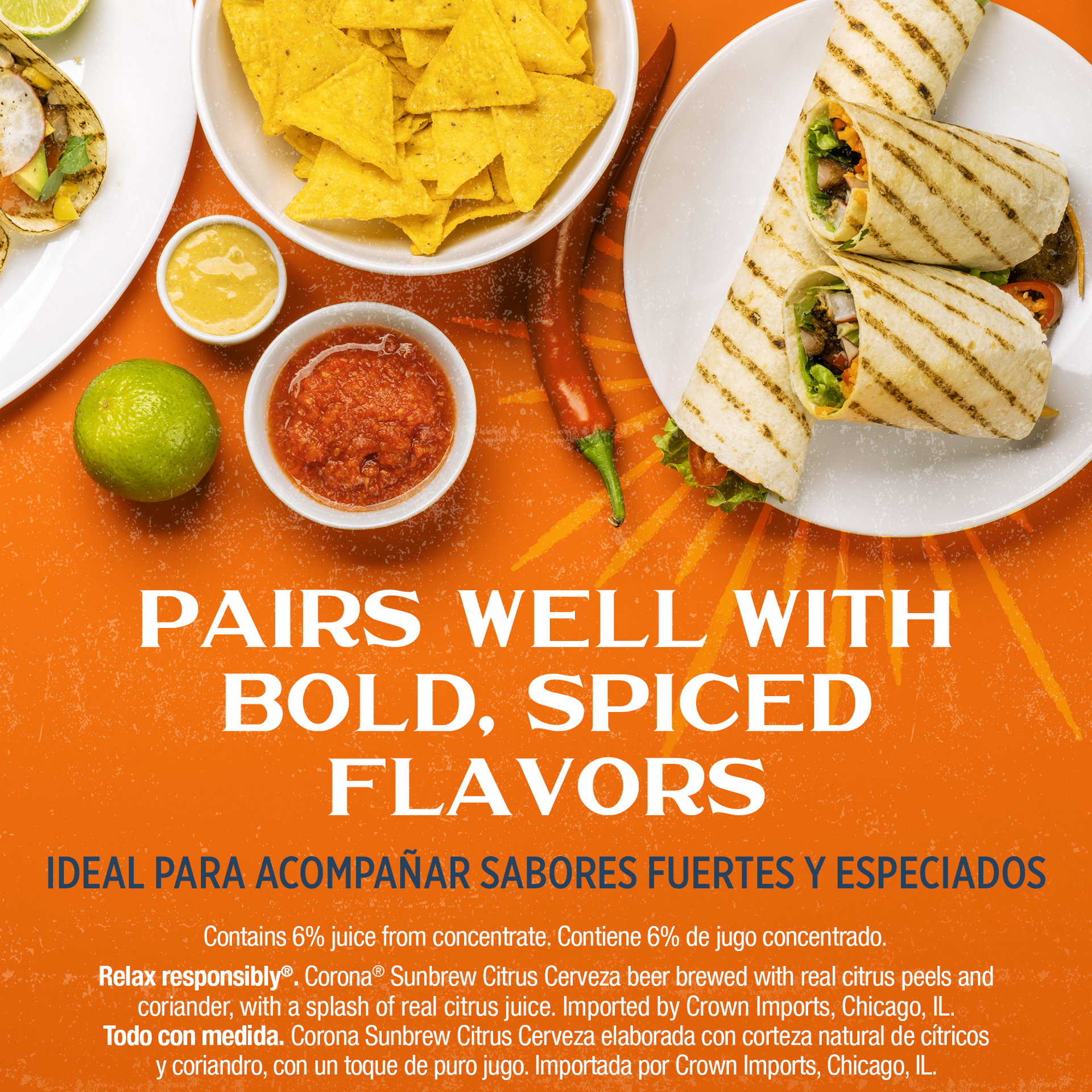 slide 3 of 6, Corona Sunbrew Citrus Cerveza Mexican Import Beer, 6 ct