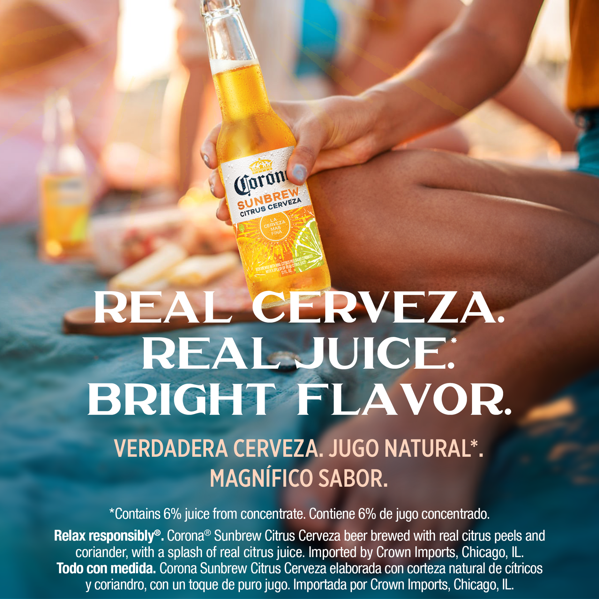 slide 5 of 6, Corona Sunbrew Citrus Cerveza Mexican Import Beer, 6 ct