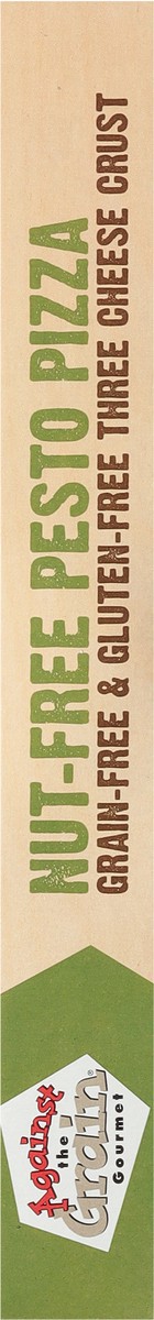 slide 4 of 9, Against the Grain Pizza, Nut-Free Pesto, Sharing Size, 14 oz