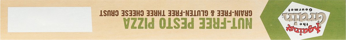 slide 5 of 9, Against the Grain Pizza, Nut-Free Pesto, Sharing Size, 14 oz