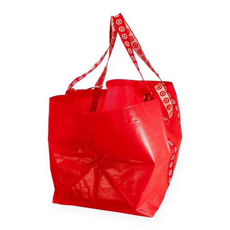 slide 4 of 4, 32.5" Reusable Bag XL tote Target Run Bag Red, 1 ct