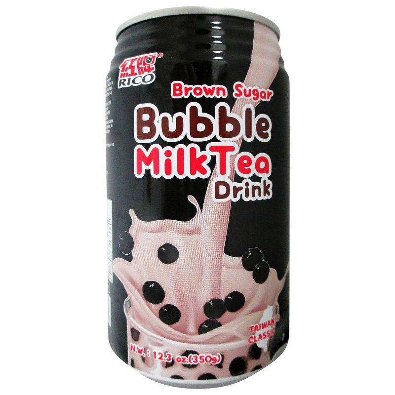 slide 1 of 3, Rico Beverages Rico Bubble Milk Tea Brown Sugar - 12.3oz, 12.3 oz