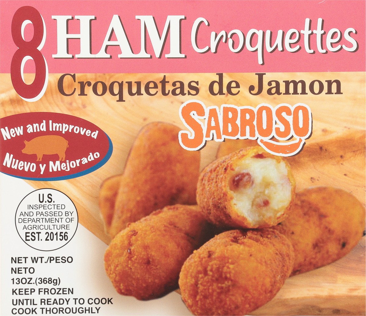 slide 7 of 9, Sabroso Croqueta De Jamon, 9.6 oz