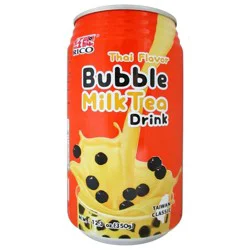 Rico Beverages Rico Thai Flavor Bubble Milk Tea Drink - 12.3oz
