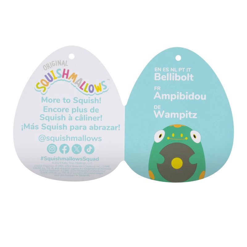 slide 11 of 11, Pokemon Pokémon Bellibolt 20" Squishmallow Plush, 1 ct