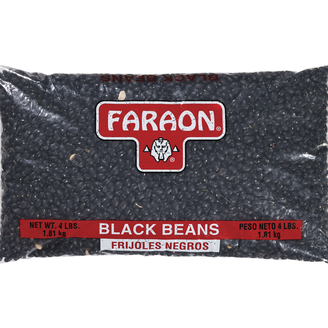 slide 1 of 1, Faraon Beans Black Pack, 64 oz