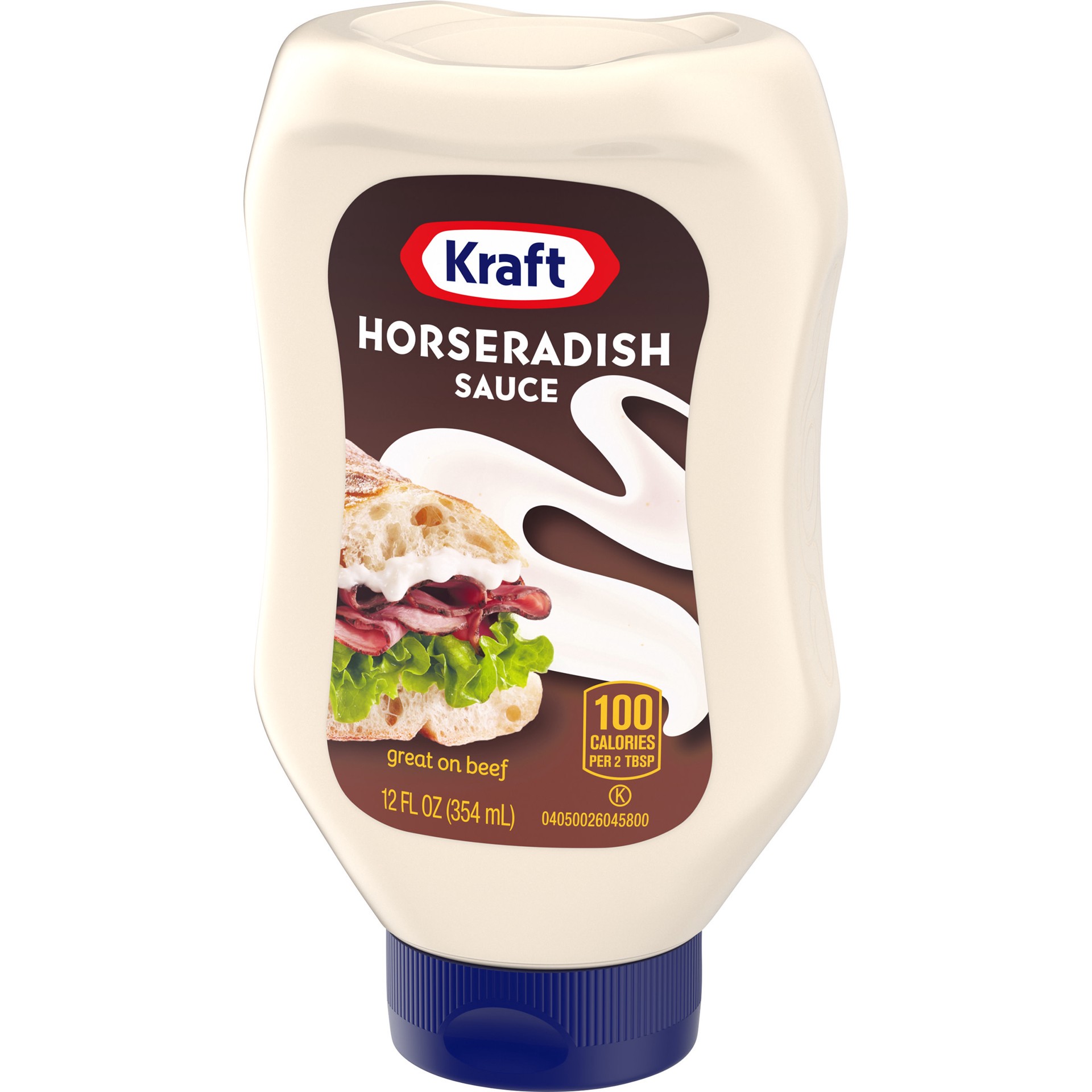 slide 4 of 5, Kraft Horseradish Sauce Bottle, 12 fl oz