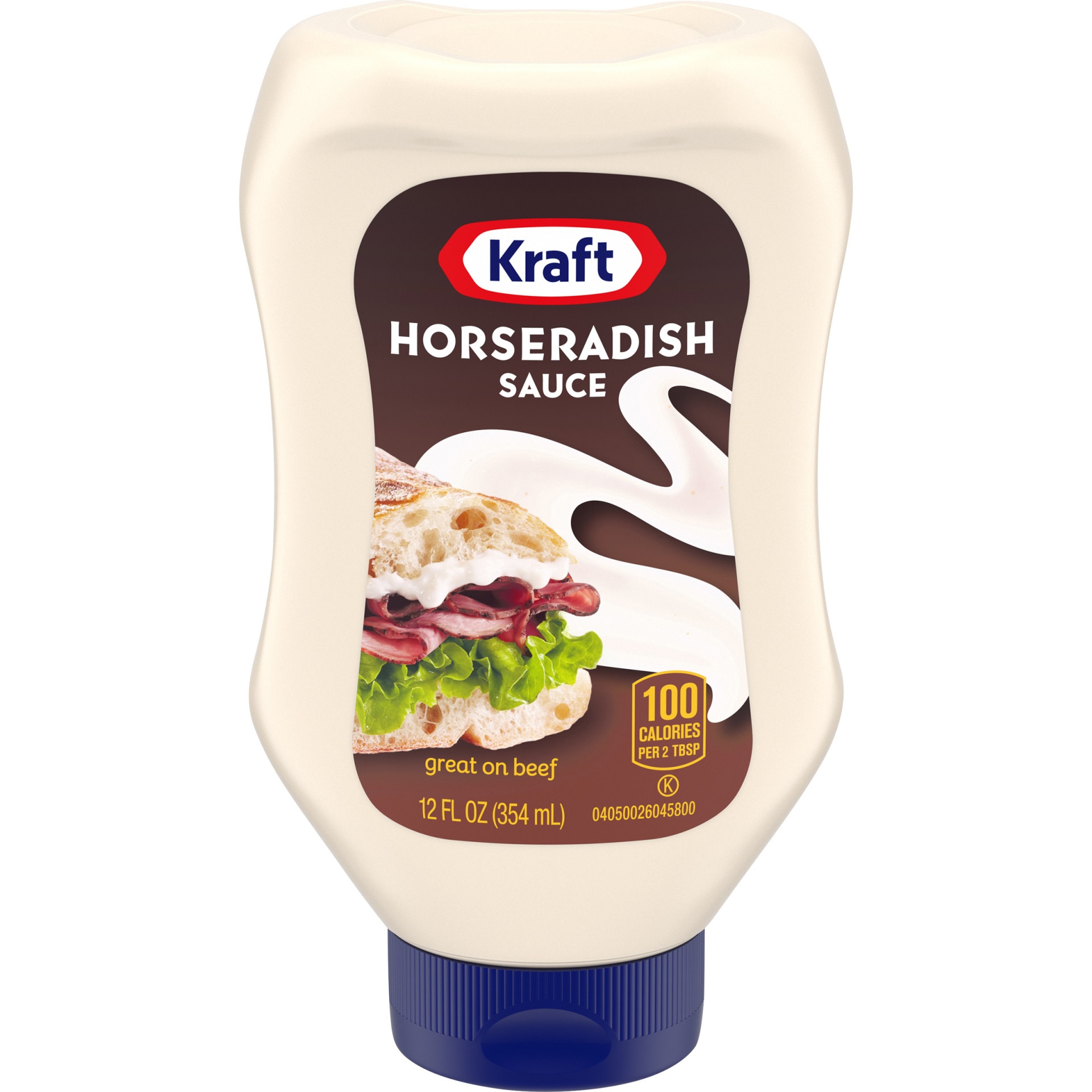 slide 1 of 5, Kraft Horseradish Sauce Bottle, 12 fl oz