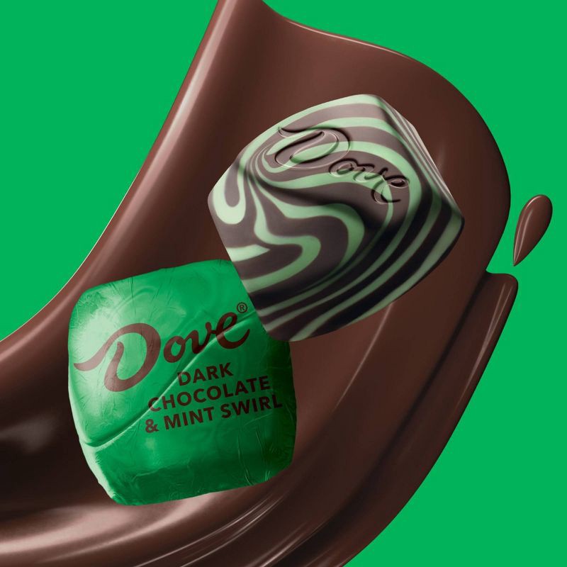 slide 3 of 8, Dove Chocolate Dove Dark Chocolate Holiday Mint Christmas Candy Gifts Bag - 7.94oz, 7.94 oz