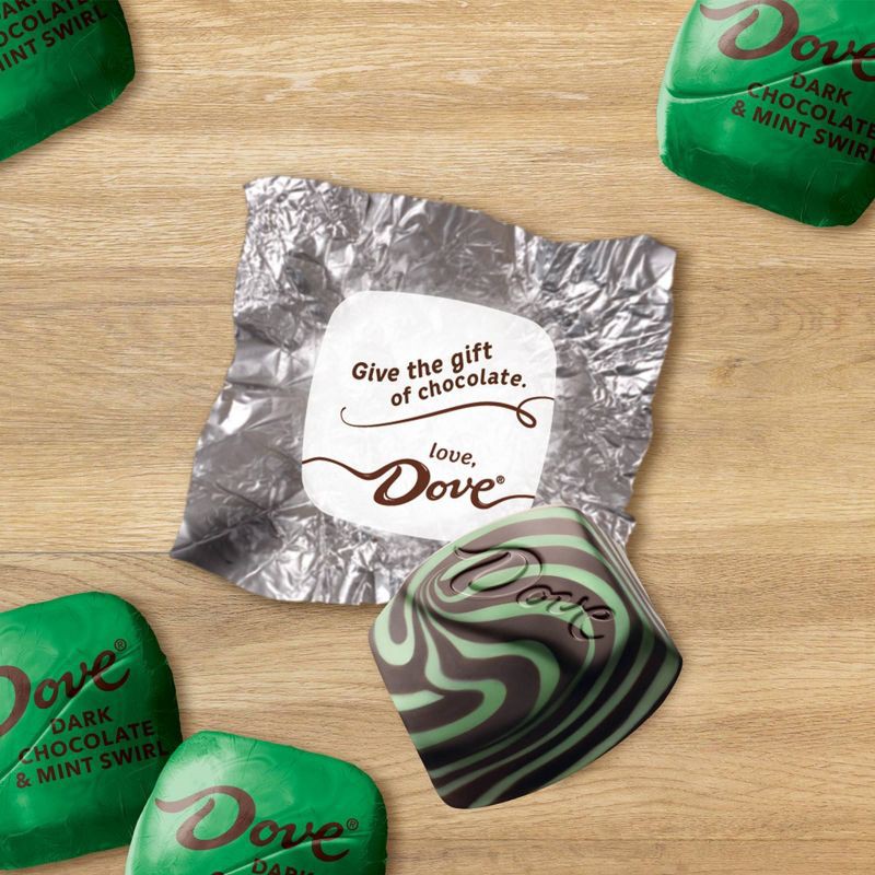 slide 4 of 8, Dove Chocolate Dove Dark Chocolate Holiday Mint Christmas Candy Gifts Bag - 7.94oz, 7.94 oz