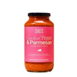 Sauz Cracked Pepper and Parmesan Tomato Sauce - 25oz