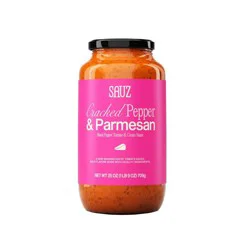 Sauz Cracked Pepper and Parmesan Tomato Sauce - 25oz