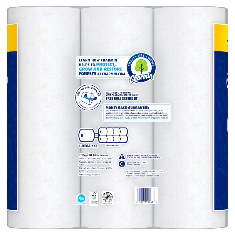 slide 16 of 16, Charmin Ultra Soft Toilet Paper - 12 Mega XXL Rolls, 1 ct