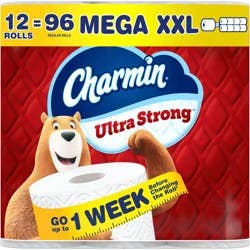 Charmin Ultra Strong Toilet Paper - 12 Mega XXL Rolls