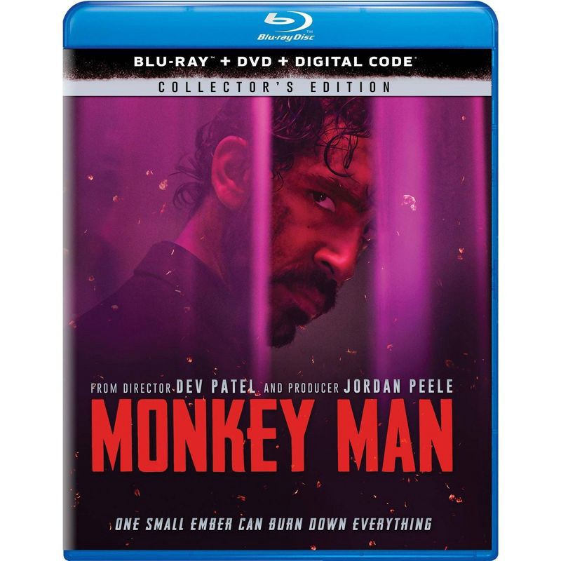 slide 1 of 3, Universal Home Video Monkey Man - Collector's Edition Blu-ray + DVD + Digital, 1 ct