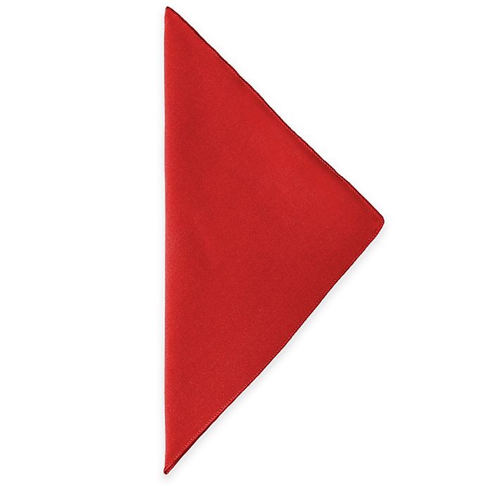 slide 1 of 1, Ultimate Textile Spun Polyester Napkin - Red, 4 ct