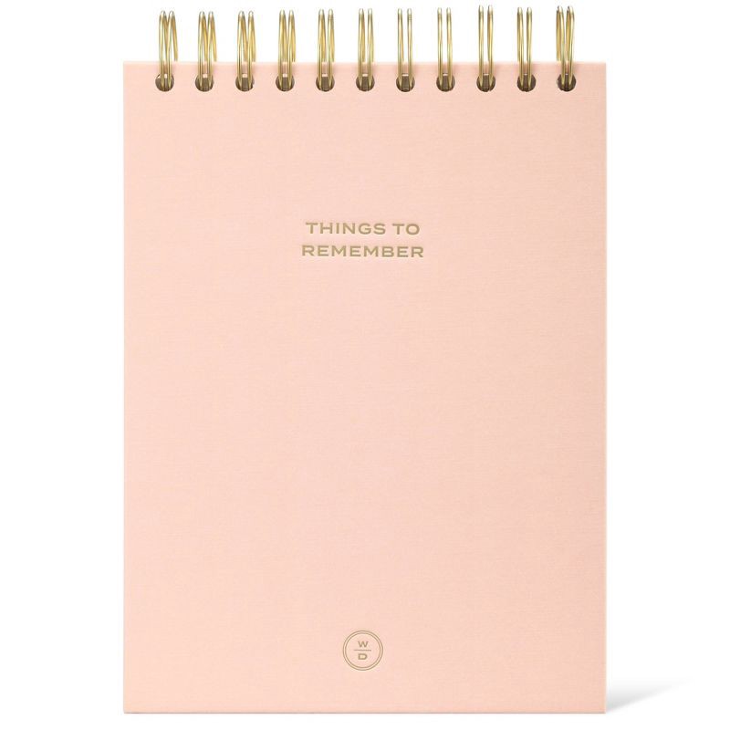 slide 2 of 6, Wit & Delight Spiral Notepad Large Pink, 1 ct