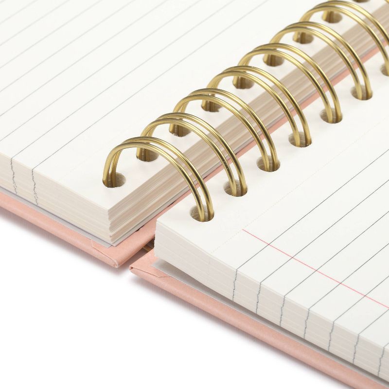 slide 6 of 6, Wit & Delight Spiral Notepad Large Pink, 1 ct
