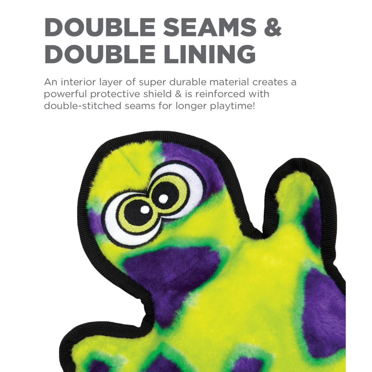 slide 14 of 17, Outward Hound Invincibles 2 Squeak Yellow/Green Gecko, 1 ct