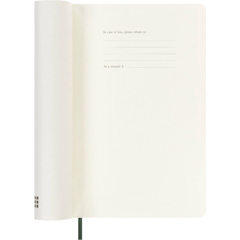 slide 3 of 7, Moleskine 2025-26 18 Month Weekly Academic Planner Long Myrtle Green, 1 ct