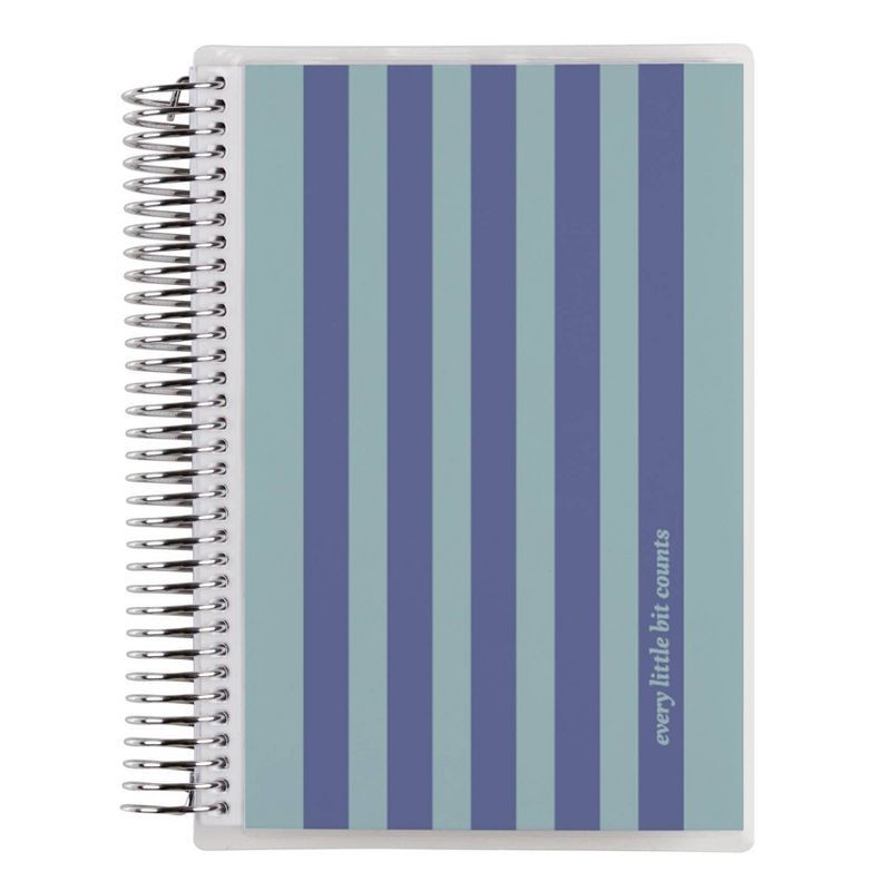 slide 1 of 15, erin condren Budget Journal Classic Striped/Every Little Bit Counts, 1 ct