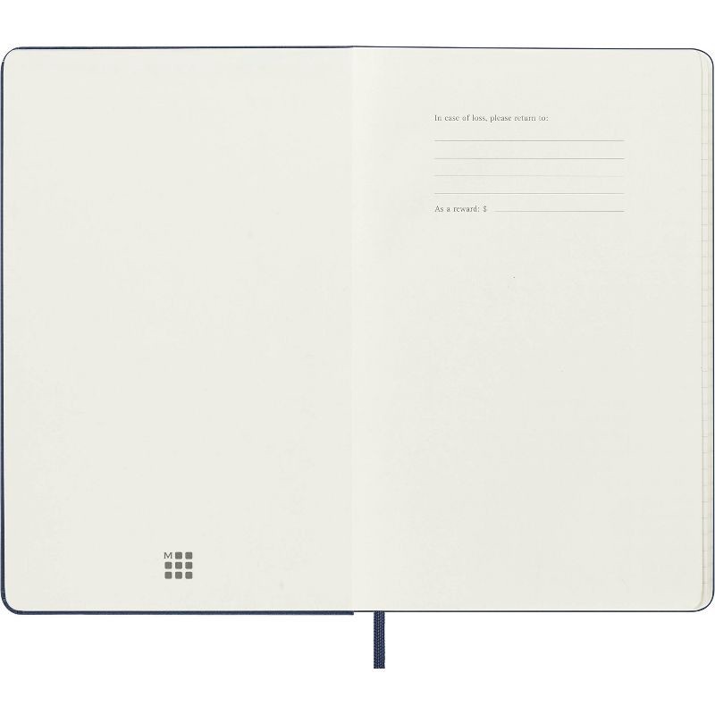 slide 3 of 6, Moleskine 2025-26 18 Monthly Weekly Academic Planner Long Sapphire Blue, 1 ct