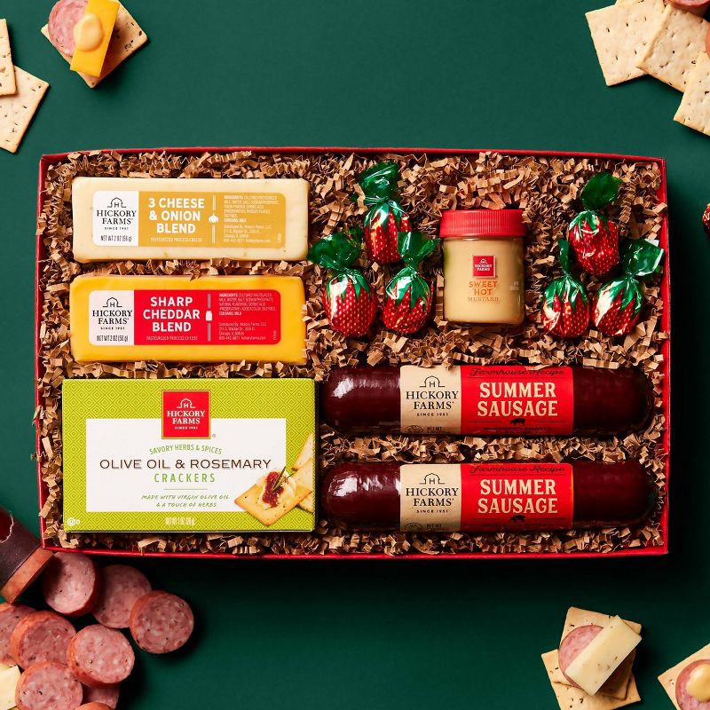 slide 5 of 5, Hickory Farms Christmas Gift Set Favorite Bites Box - 15.75oz, 15.75 oz