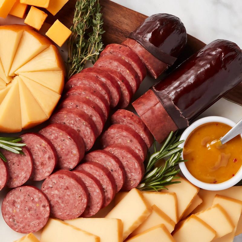 slide 4 of 6, Hickory Farms Christmas Signature Beef Summer Sausage - 7oz, 7 oz