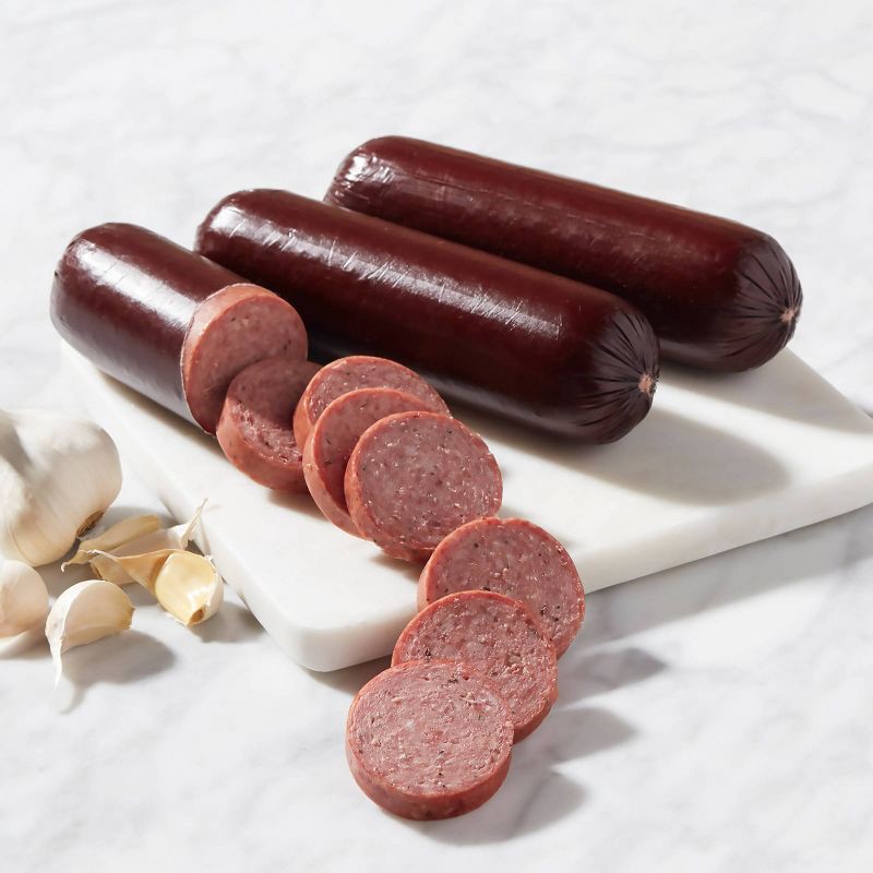 slide 3 of 5, Hickory Farms Gluten Free Christmas Farmhouse Summer Sausage - 7oz, 7 oz