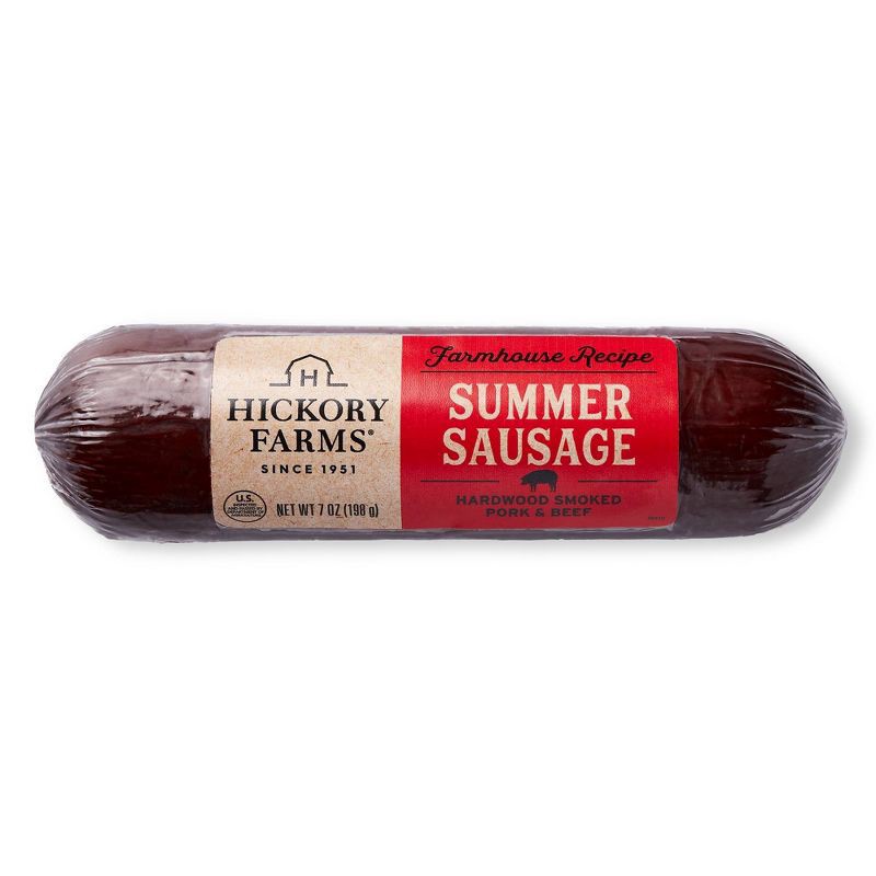 slide 1 of 3, Hickory Farms Gluten Free Farmhouse Summer Sausage - 7oz, 7 oz