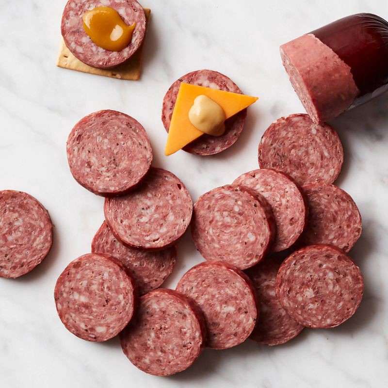 slide 5 of 5, Hickory Farms Gluten Free Christmas Farmhouse Summer Sausage - 7oz, 7 oz