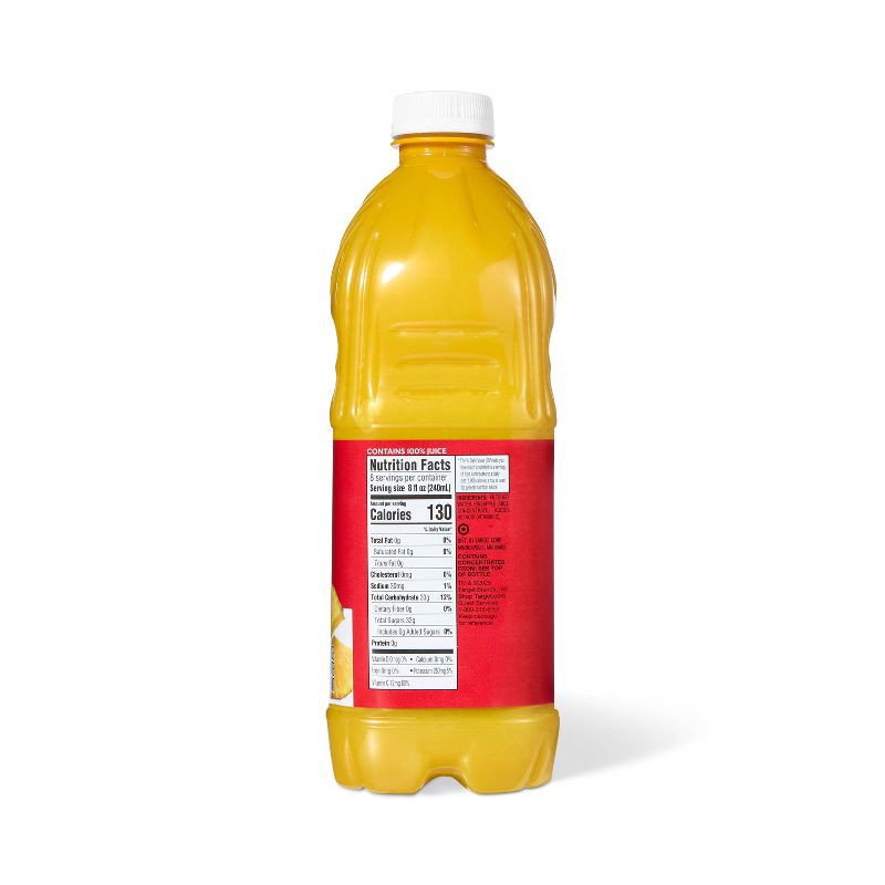 slide 2 of 3, Unsweetened Pineapple Juice - 64 fl oz Bottle Market Pantry™, 64 fl oz