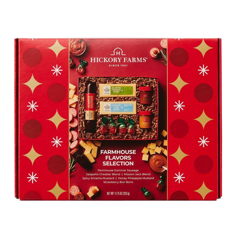 slide 1 of 5, Hickory Farms Christmas Gift Set Farmhouse Flavors Selection - 11.75oz, 11.75 oz