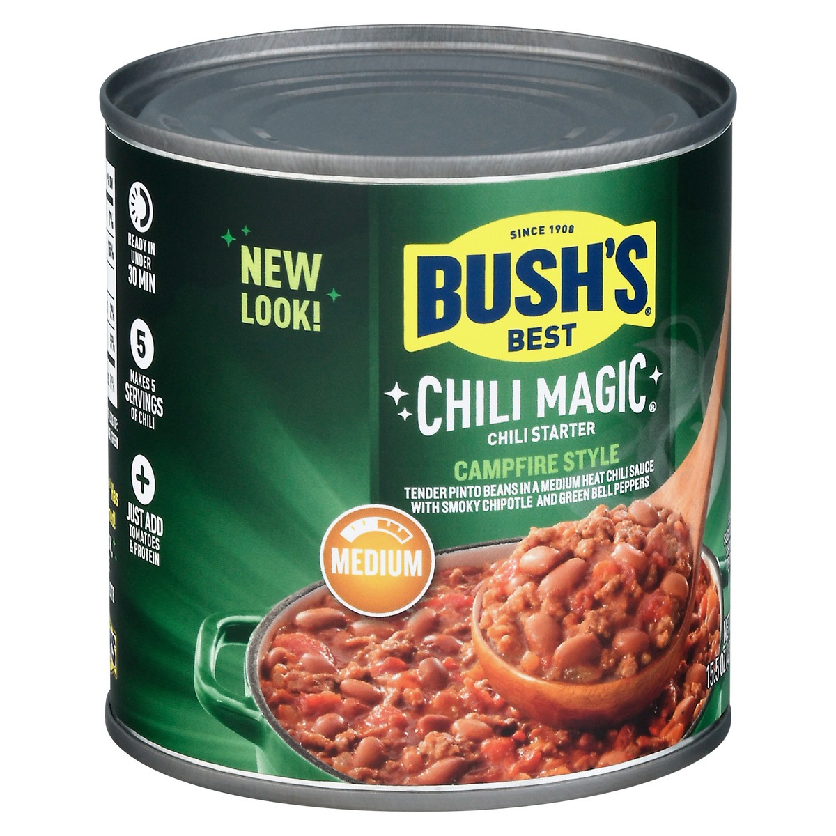 slide 3 of 9, Bush's Best Bush's Campfire Style Chili Magic Chili Starter 15.5 oz, 15.5 oz