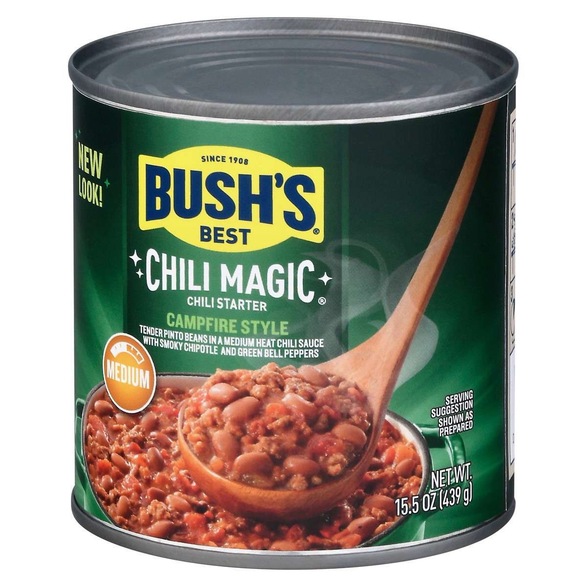 slide 4 of 9, Bush's Best Bush's Campfire Style Chili Magic Chili Starter 15.5 oz, 15.5 oz