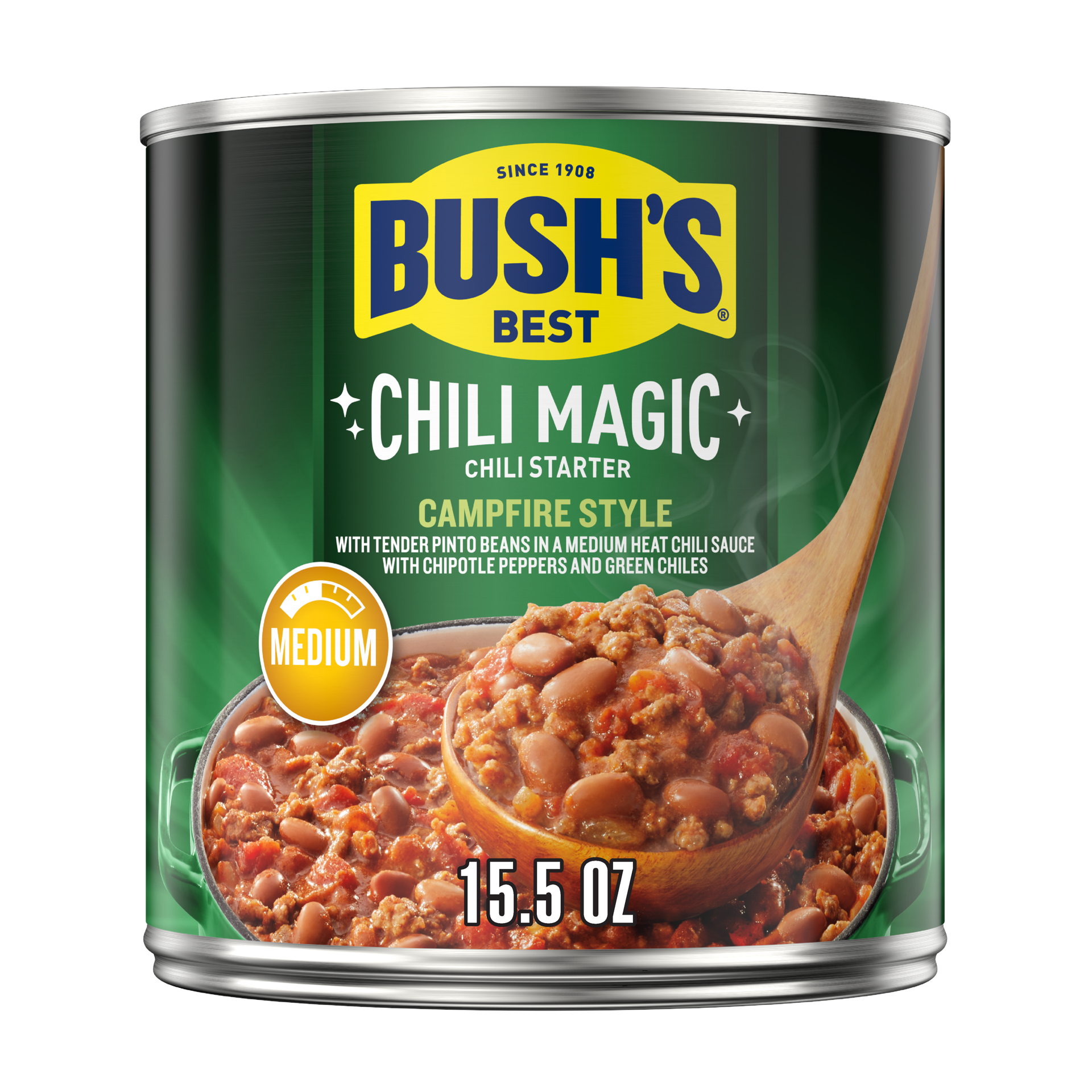 slide 1 of 9, Bush's Best Bush''s Campfire Style Chili Magic Chili Starter 15.5 oz, 15.5 oz