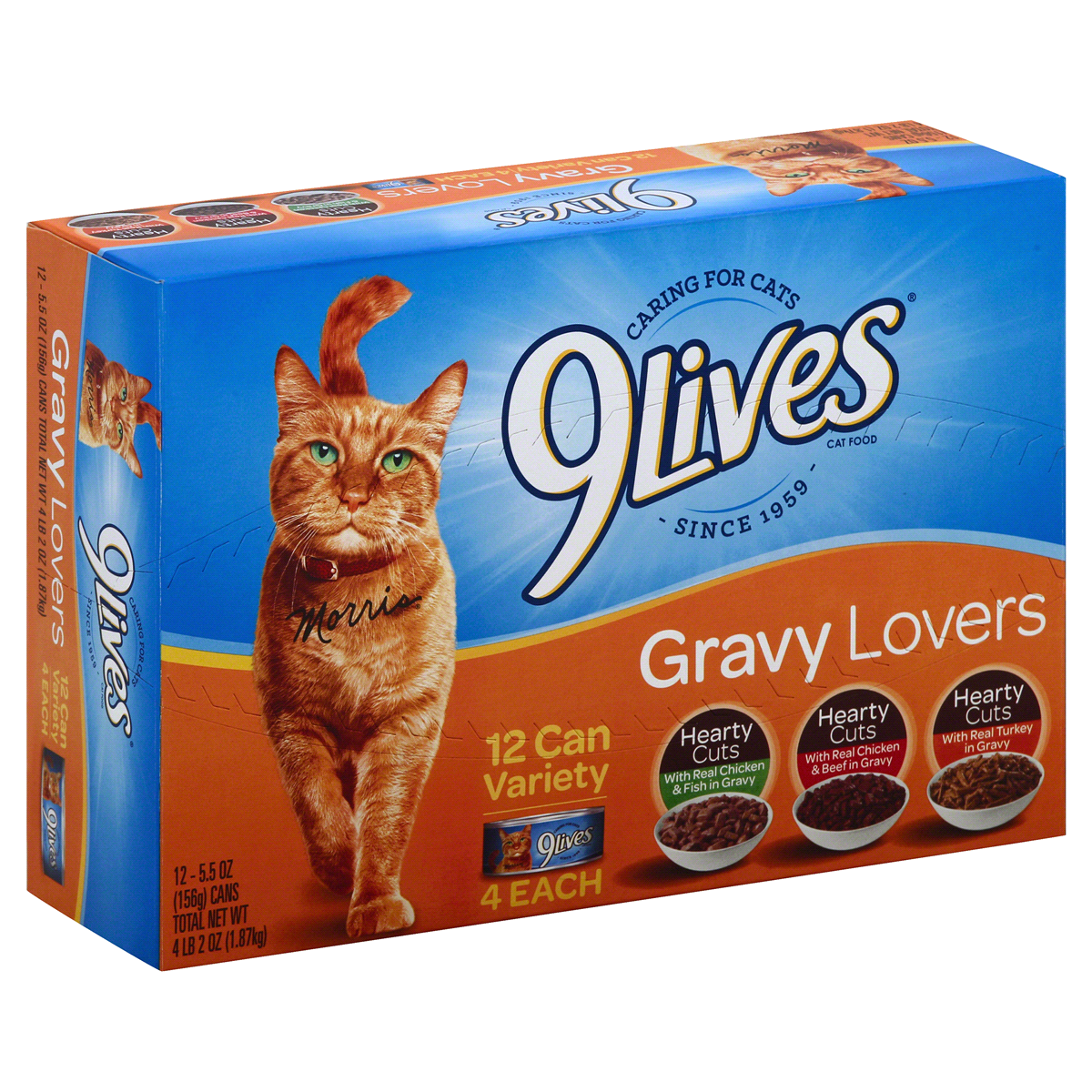 slide 2 of 2, 9Lives Gravy Favorites Variety Pack, 12 ct; 5.5 oz