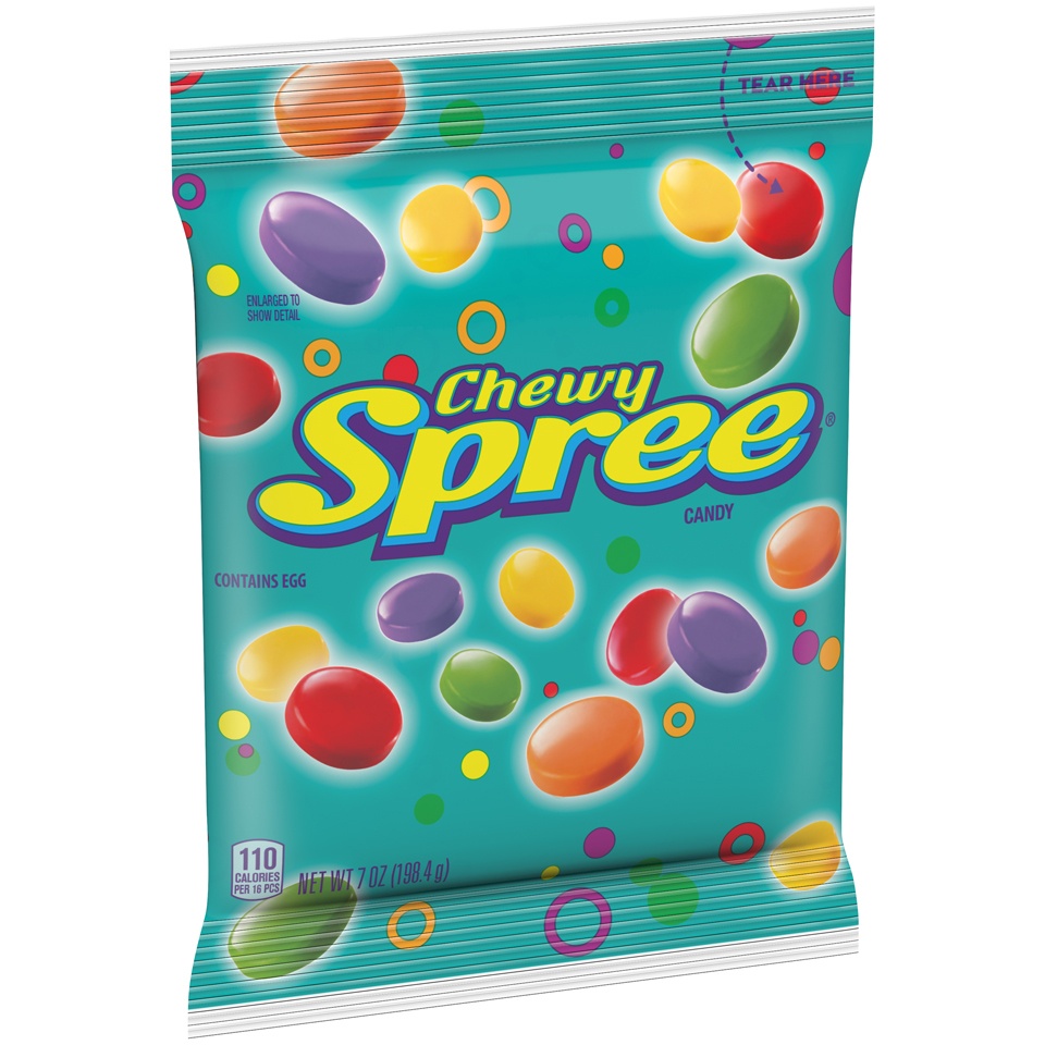 slide 2 of 8, Spree Chewy Candy, 7 oz